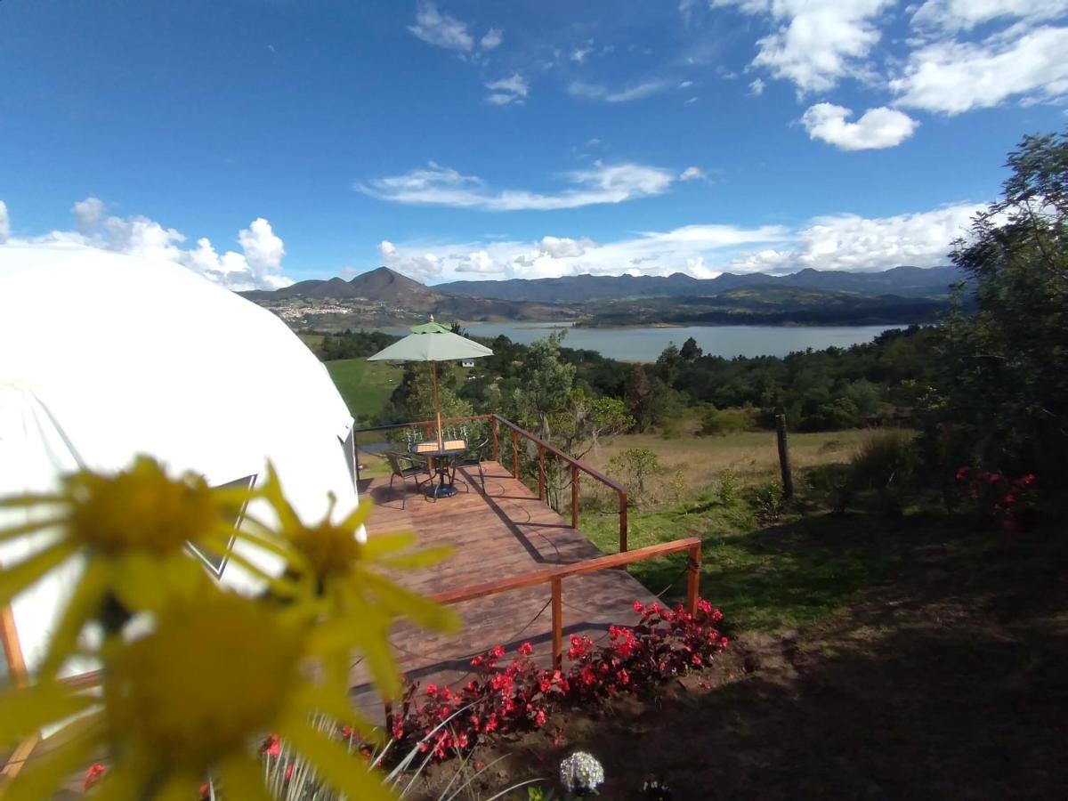 Glamping La Villa Guatavita Exteriör bild