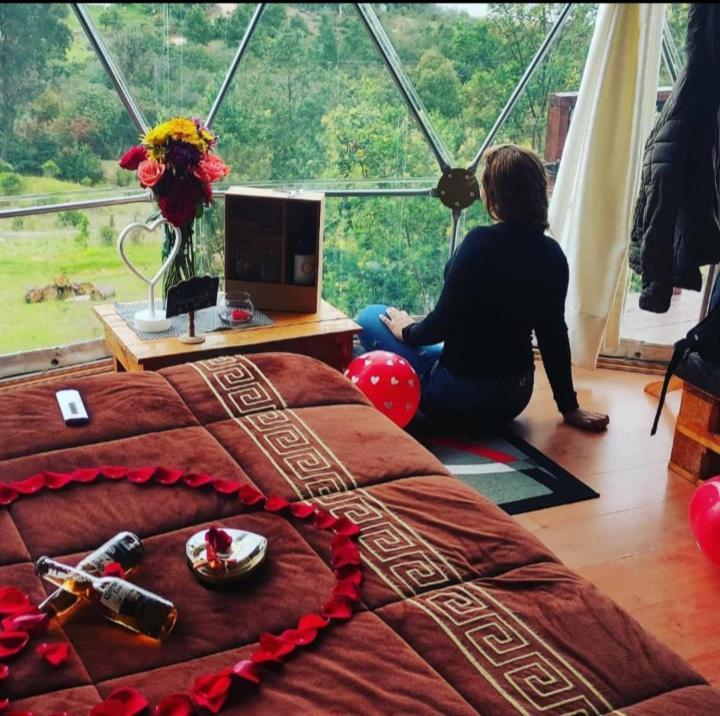 Glamping La Villa Guatavita Exteriör bild